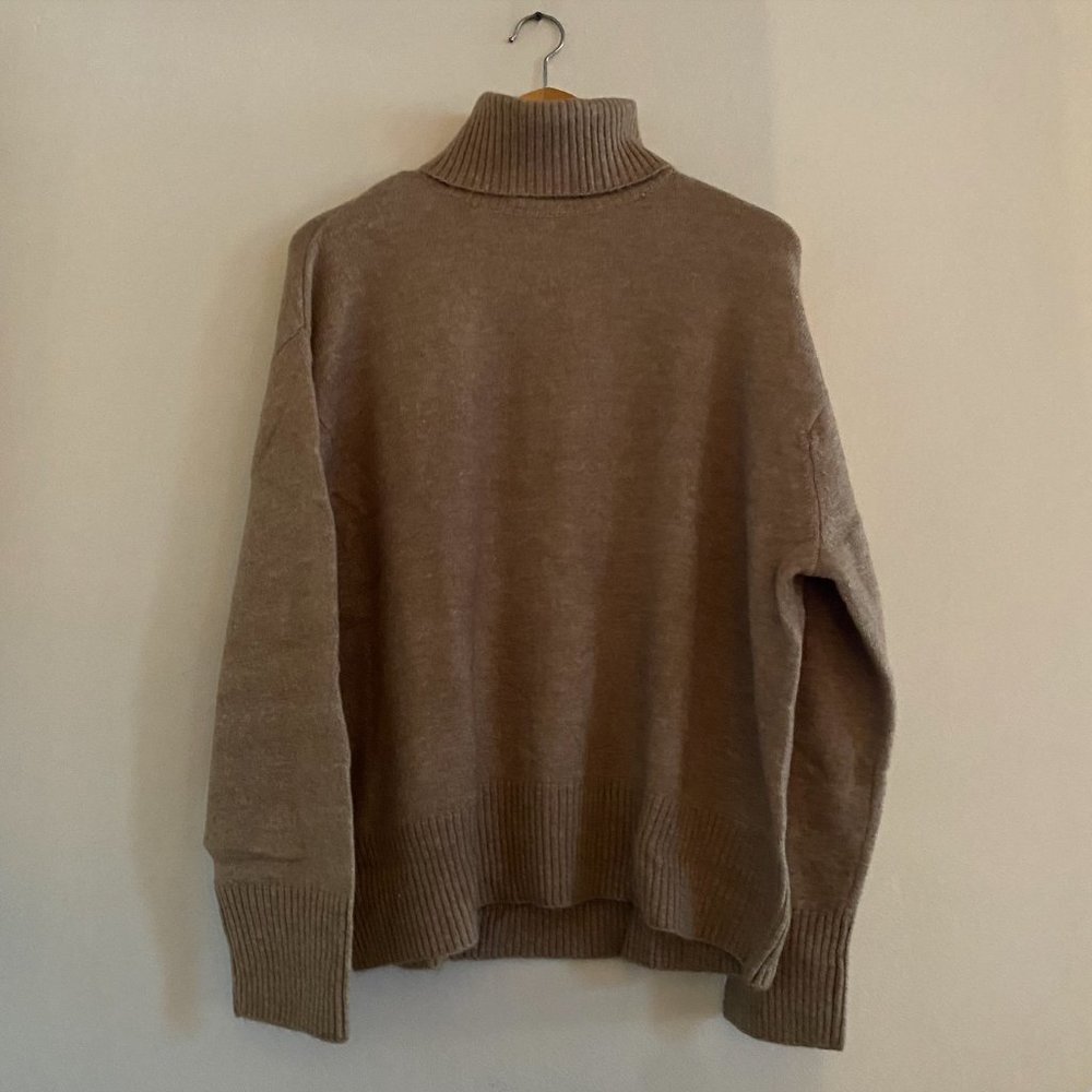 NEW Camel Turtleneck Sweater